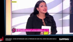 Mad Mag : Ayem interrogée sur le prénom de son fils, gros malaise sur le plateau