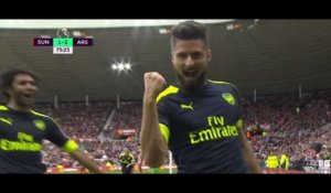 Olivier Giroud marque un doublé en 5 minutes et sauve Arsenal (vidéo)