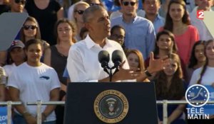 Face à la menace Trump, Barack Obama s'engage sur le terrain