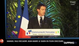 Quotidien : Manuel Valls recadre sévèrement Jean-Marie Le Guen en plein discours