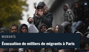 À Paris, 3800 migrants évacués de la place Stalingrad