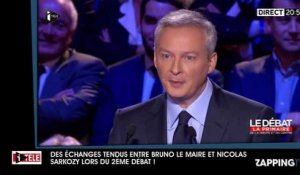 Nicolas Sarkozy et Bruno Le Maire : Echange tendu pendant le deuxième débat des Républicains