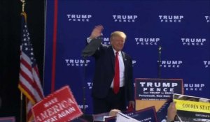 Trump dénonce une "élection truquée" par des "médias corrompus"