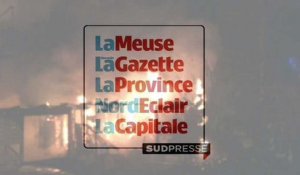 Walcourt: incendie au Domaine de Pumont (17/10/16)