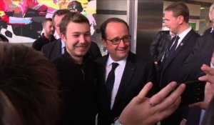 Hollande en catimini à Florange