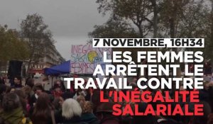 7 novembre, 16h34 : les Françaises appellent à l'égalité des salaires