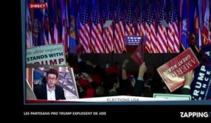 Elections américaines : Donald Trump devient le 45e PR des États-Unis, ses militants explosent de joie