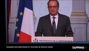 Élections américaines - Donald Trump Président : François Hollande le félicite par dépit (Vidéo)