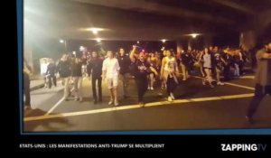 Donald Trump président : De violentes manifestations éclatent aux Etats-Unis (Vidéo)