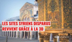 Syrie : ils font revivre des sites disparus grâce à la 3D