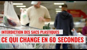 Interdiction des sacs plastiques à usage unique : qu'est-ce qui change en 60 secondes