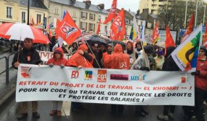 Loi travail: au moins 4 500 manifestants au Mans