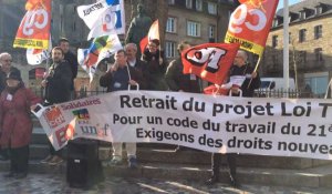 Manifestation contre la loi travail à Fougères