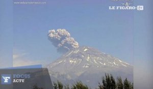 Le volcan mexicain Popocatepetl redouble d'activité