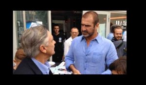 "The king" Cantona à Nantes rencontre Gilles Rampillon