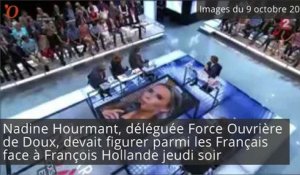 François Hollande a-t-il eu peur d'une syndicaliste de FO ?