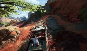 Uncharted 4 : A Thief's End - Gameplay : en voiture dans la gadoue