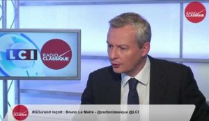 Bruno Le Maire: Départementales: "C'est une claque historique pour le PS. François Hollande plane."