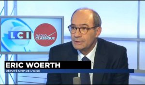 Éric Woerth : "Hollande à 40% : Cette popularité est construite sur du vide"