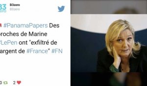 ZAP Tweets Actu : Un proche de Marine Le Pen dans l'affaire Panama Papers