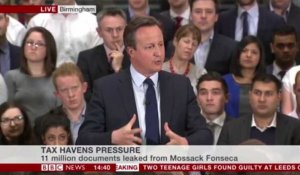 Cameron assure qu'il n'a pas de placement offshore