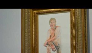 Un tableau de Donald Trump nu exposé à Londres