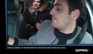 Camille Combal devient chauffeur Uber pour une pub, la vidéo hilarante