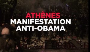 Athènes: escarmouches entre police et manifestants anti-Obama