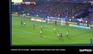 France-Côte d'Ivoire : Didier Deschamps hurle sur Paul Pogba en plein match (Vidéo)