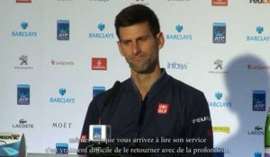 Masters - Novak Djokovic: "Milos est probablement le meilleur serveur du circuit"