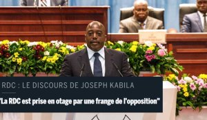 Joseph Kabila : "La RDC est prise en otage par une frange de la classe politique"