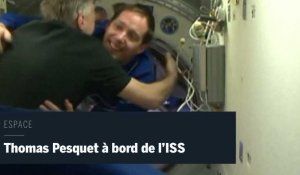Le Français Thomas Pesquet est arrivé à bord de l'ISS