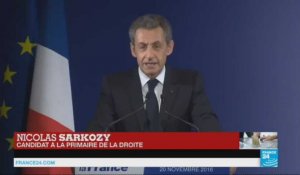 Primaire de la droite et du centre : Nicolas Sarkozy reconnaît sa défaite et apporte son soutien à François Fillon