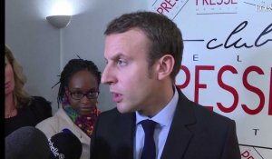 Macron : "Cette élection illustre la crise de leadership qui existe à droite"
