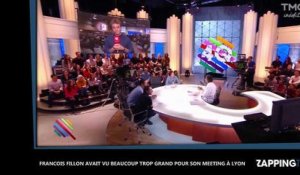 Quotidien : François Fillon avait vu beaucoup trop grand pour son meeting à Lyon (vidéo)