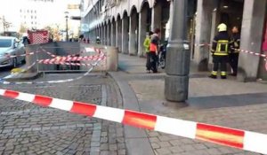 Liège : incendie au parking Opéra