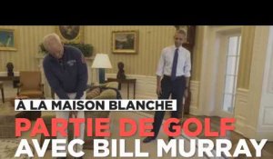 Bill Murray joue au golf avec Barack Obama dans le bureau ovale 