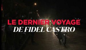 Le dernier voyage de Fidel Castro à travers Cuba