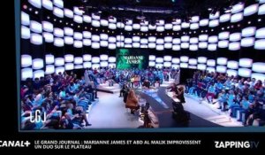 Le Grand Journal : André Manoukian ému, Marianne James et Abd Al Malik lui offrent un duo (Vidéo)