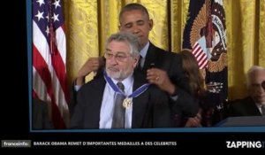 Ellen DeGeneres, Tom Hanks, Michael Jordan en larmes, Barack Obama leur remet une médaille de Liberté (Vidéo)