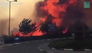 Les images de l'incendie violent qui ravage le nord d'Israël