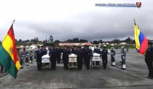 Colombie/crash: Rapatriement des victimes boliviennes