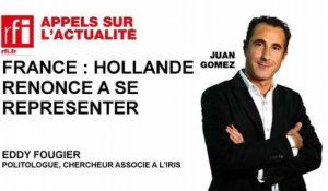 France : François Hollande renonce à se représenter
