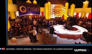 Quotiden : Vincent Dedienne, "fou dingue amoureux de Laurence Boccolini" (vidéo)