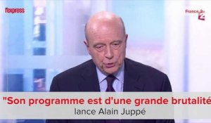 Juppé sur Fillon: "Son programme est d'une grande brutalité sociale"