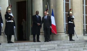 Le président ivoirien Alassane Ouattara reçu à l'Elysée