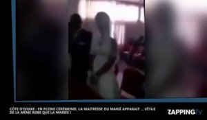 La maîtresse de son futur mari s'invite à leur mariage avec la même robe de mariée (Vidéo)