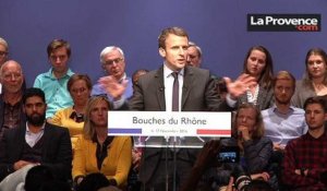 Emmanuel Macron : "Venir à Marseille, ce n'est pas innocent"