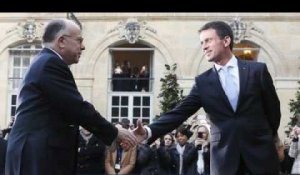 Passation de pouvoirs entre Manuel Valls et Bernard Cazeneuve