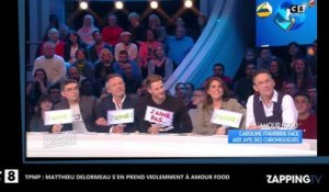 TPMP : Matthieu Delormeau clashe violemment Amour Food (vidéo)